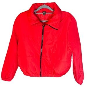 Wild Fable Red Puffer Jacket